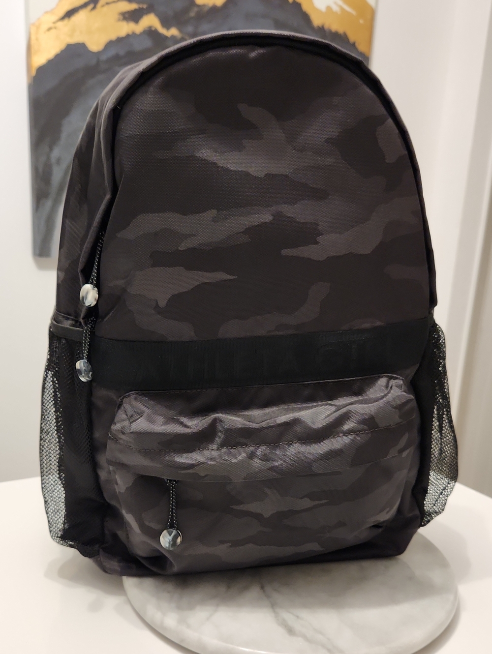 Athleta Girl Black Camo Backpack - Stylish Everyday Carry